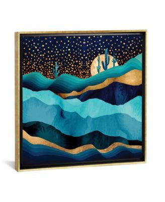 Indigo Desert Night by Spacefrog Designs Gallery-Wrapped Canvas Print - 37" x 37" x 0.75"