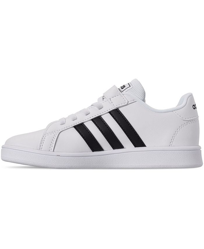 adidas Little Kids Grand Court Stay-Put Closure Casual Sneakers from ...