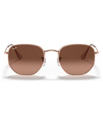 macy's ray ban hexagonal