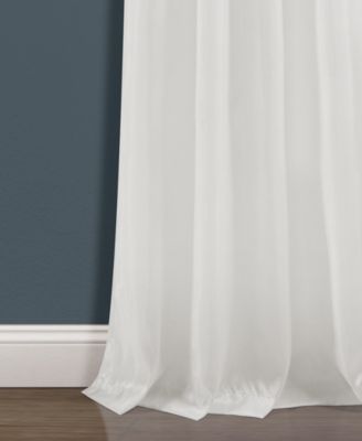 Lush Decor Night Sky Window Curtain Panel, Single Sequin Backdrop Curtain - Room Darkening Curtains For Bedroom - Glam Decor