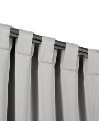 Lush Decor Insulated Back Tab Room Darkening Window Curtain Panels Pair 52"W x 84"L Red - Red Curtains For Bedroom - Living Room Curtains