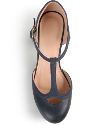 Women's Olina T Strap Round Toe Pumps