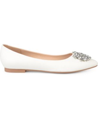 Women's Renzo Jewel Embellished Pointed Toe Flats