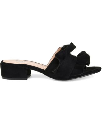 Women's Sabica Ruffle Slip On Dress Sandals