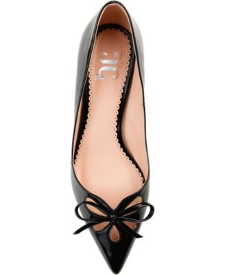 Women's Lutana Pointed Toe Kitten Heel Pumps