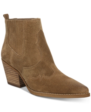 Sam Edelman Winona Bootie In Hazelnut Suede