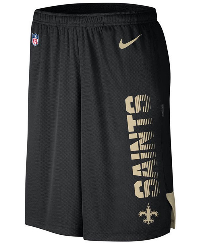 Nike Men's New Orleans Saints Player Knit Breathe Shorts - Macy's