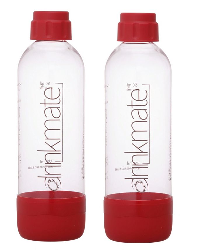 Drinkmate 1 Liter Bottles - 2 Pack, Carbonating Bottles