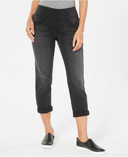 Style & Co Petite Pull-On Cuffed Skinny Jeans, Created for Macy&#39;s & Reviews - Jeans - Petites ...