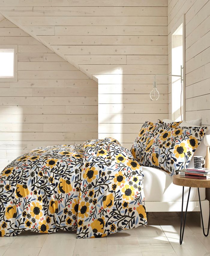 Marimekko Mykero Cotton Reversible 3 Piece Duvet Cover Set, King Macy's