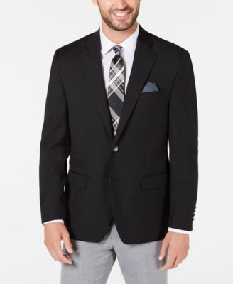 Lauren Ralph Lauren - Men's Classic-Fit UltraFlex Stretch Black Solid Blazer