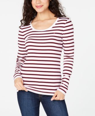 macy's white long sleeve shirt