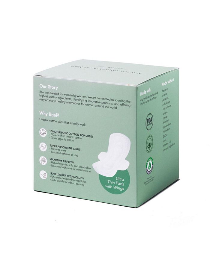 Rael Organic Cotton Regular Pads Macy's