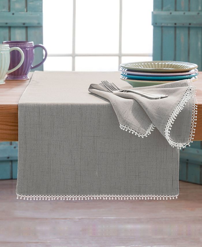 Lenox - French Perle Collection 70" Dove Gray Table Runner