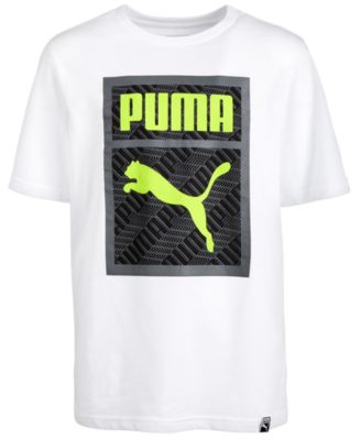 Puma Big Boys Logo Graphic T-Shirt 