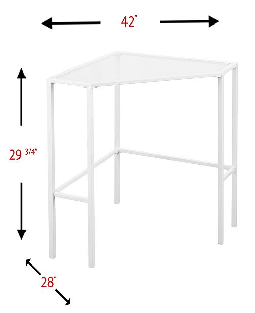Southern Enterprises Moore Corner Desk Reviews Furniture Macy S