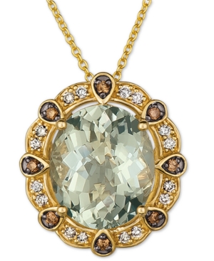 image of Le Vian Mint Julep Quartz (4 ct. t.w.) & Diamonds (1/5 ct. t.w.) 20