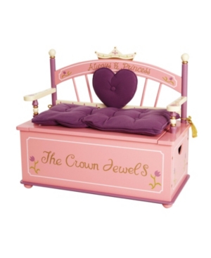 Wildkin Princess Bench Seat with Storage