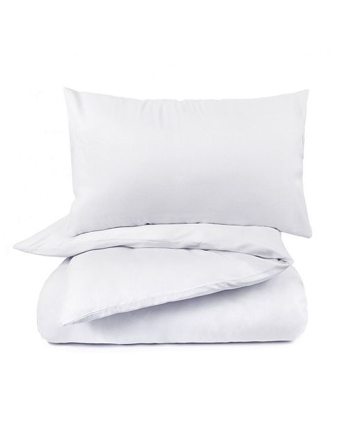 Tadpoles 2 Piece Solid Toddler Duvet Set Reviews Home Macy S