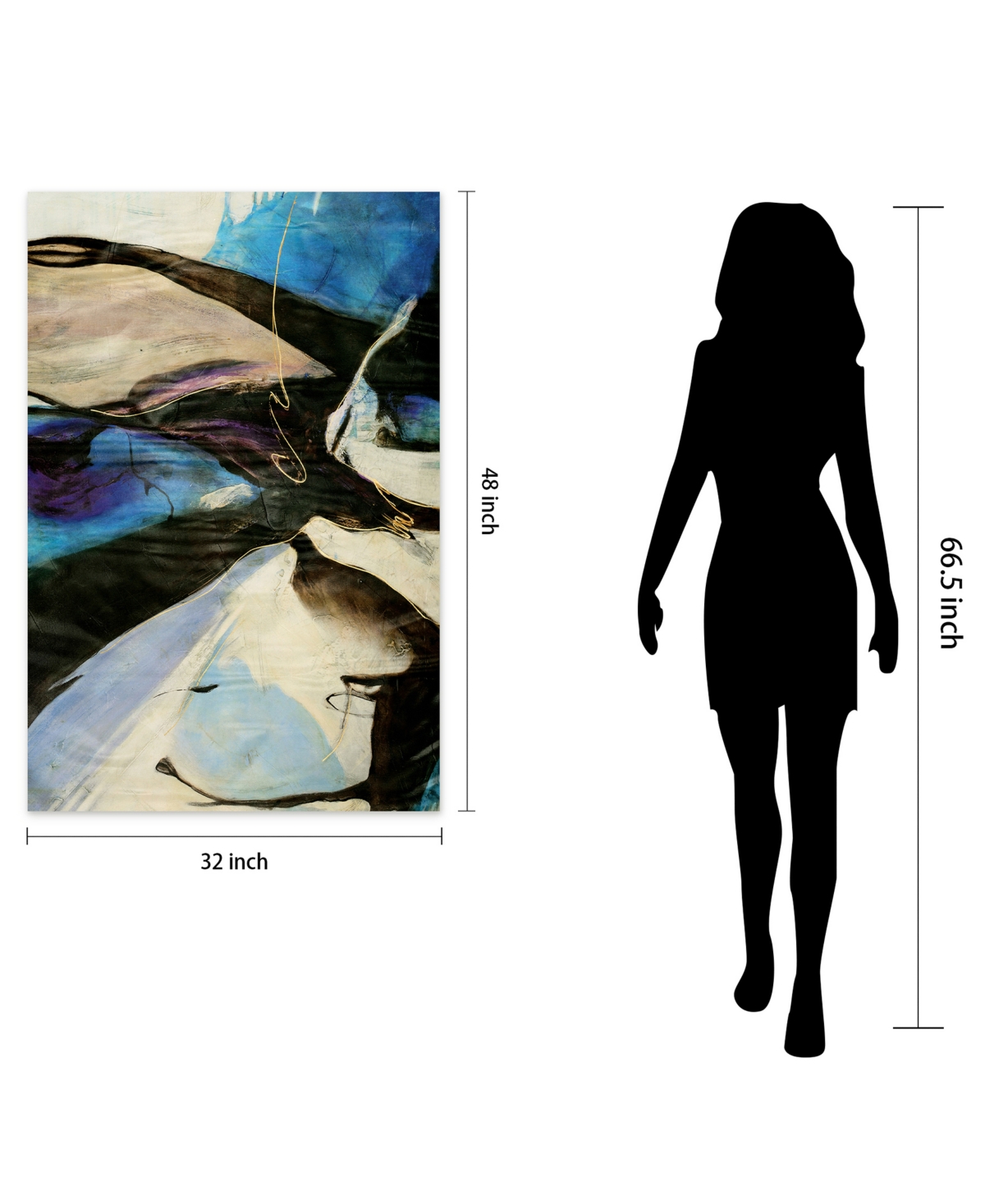 Empire Art Direct 'Motivos' Frameless Free Floating Tempered Art Glass Wall Art - 48''