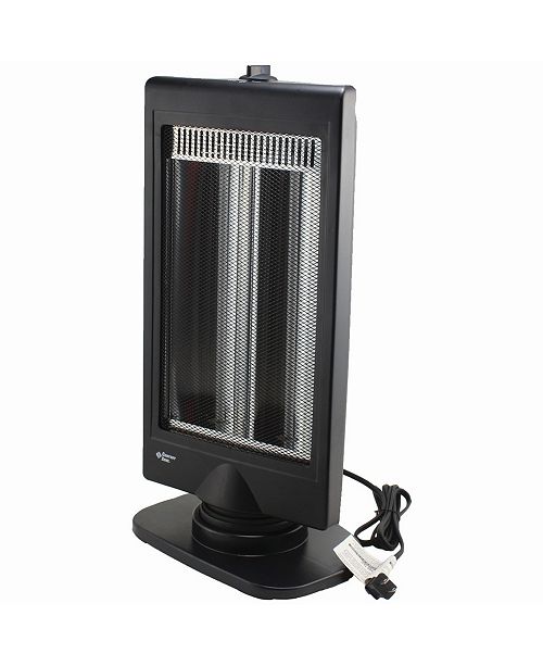 Comfort Zone Czhtv9 Oscillating Flat Panel Dual Halogen Heater Reviews Wellness Bed Bath Macy S