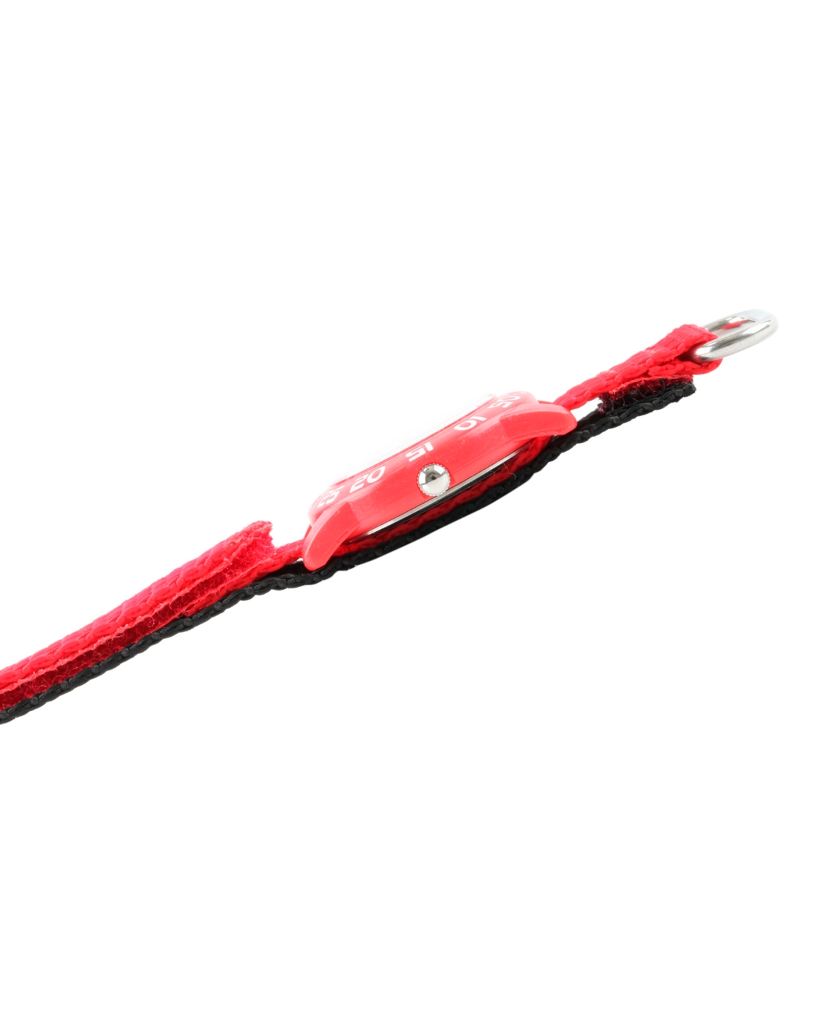 EwatchFactory Boy's Disney Toy Story 4 Duke CaboomPlastic Time Teacher Strap Watch 32mm - Red