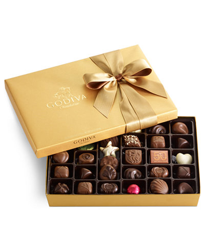 Godiva Chocolatier, 36-Pc. Gold Bow Ballotin Box of Chocolates