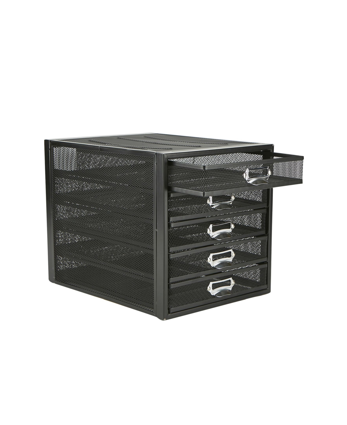 5 Drawer Storage Cabinet, Heavy Duty Multi - Black