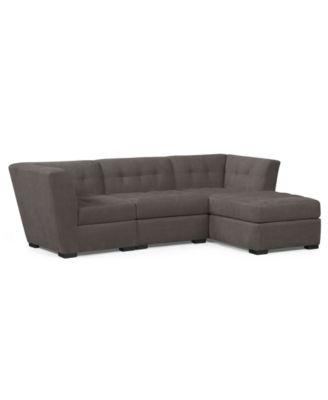 Furniture CLOSEOUT! Roxanne Fabric 3-Piece Modular Sectional Sofa, Created for Macy's 