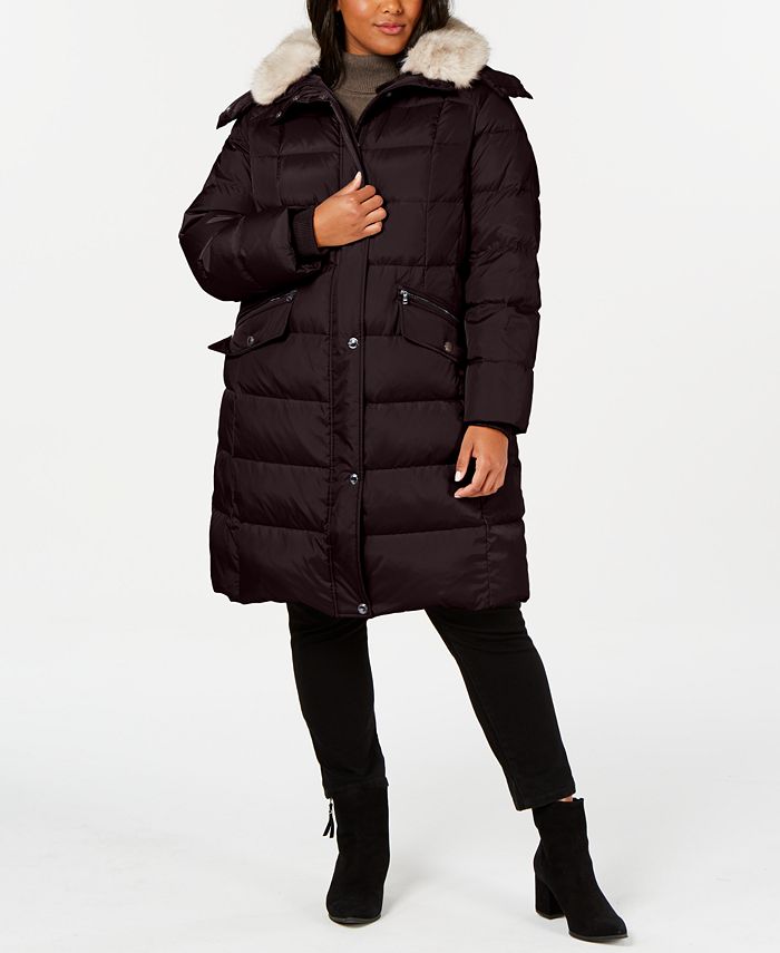 Macy's london fog plus size coat 2025