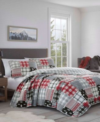 Revman Industries Eddie Bauer Mount Baker Quilt Set, Full/Queen