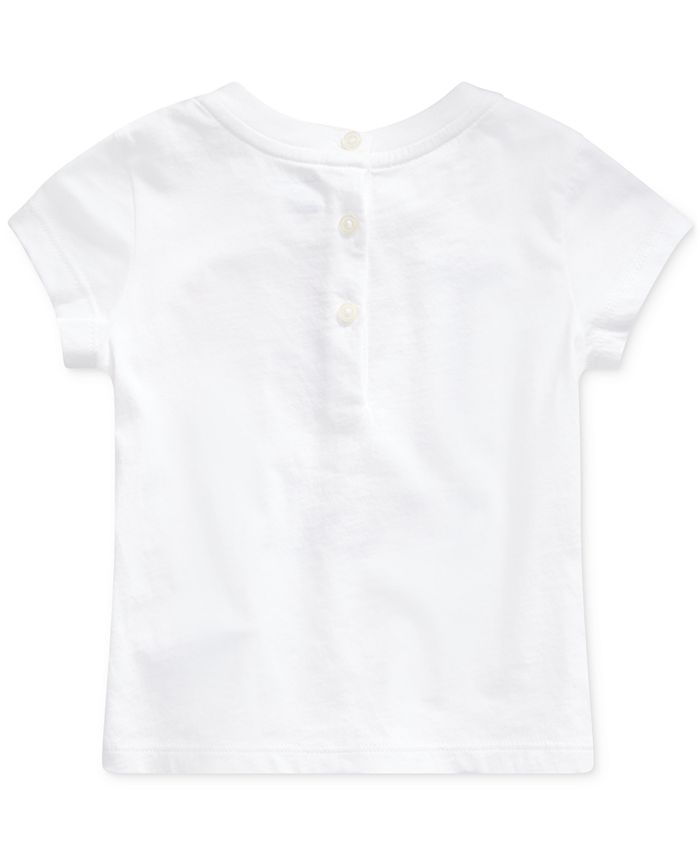 Polo Ralph Lauren Baby Girls Jersey Cotton TShirt Macy's