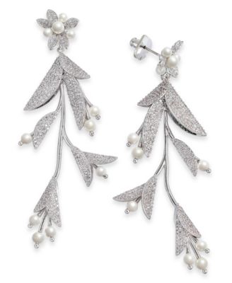 kate spade crystal flower earrings