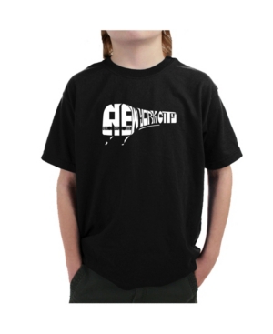 La Pop Art Big Boy's Word Art T-Shirt - Ny Subway