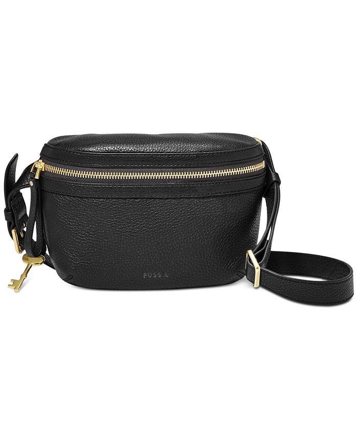 Fossil Brenna Leather Belt Bag - Macy's