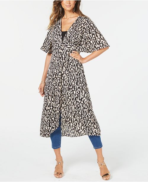 Thalia Sodi Animal Print Duster Created For Macy S Reviews