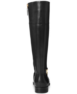 ralph lauren black riding boots