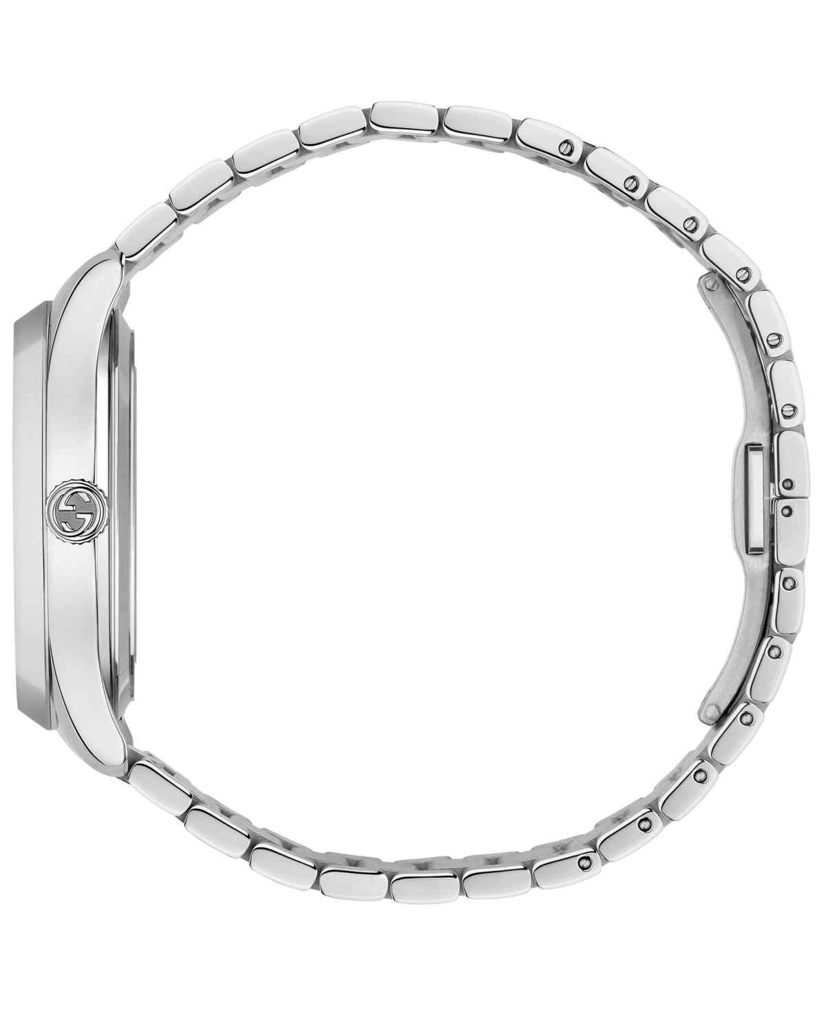 Shop Gucci Unisex Swiss Automatic Stainless Steel Bracelet Watch 38mm