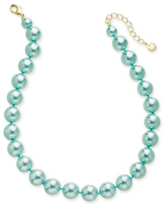 Charter Club - Imitation Pearl Collar Necklace