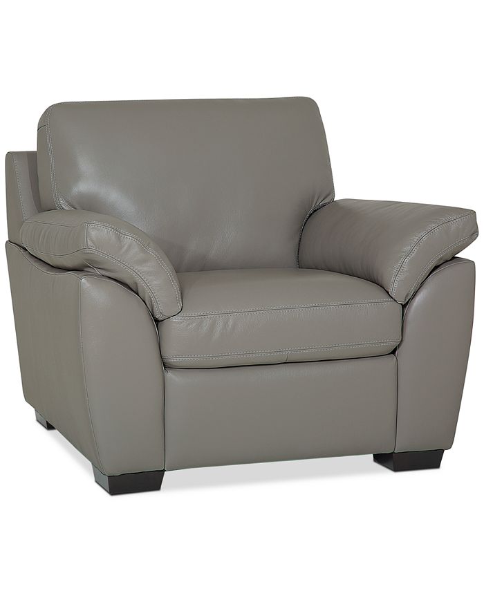 Macys leather on sale armchair
