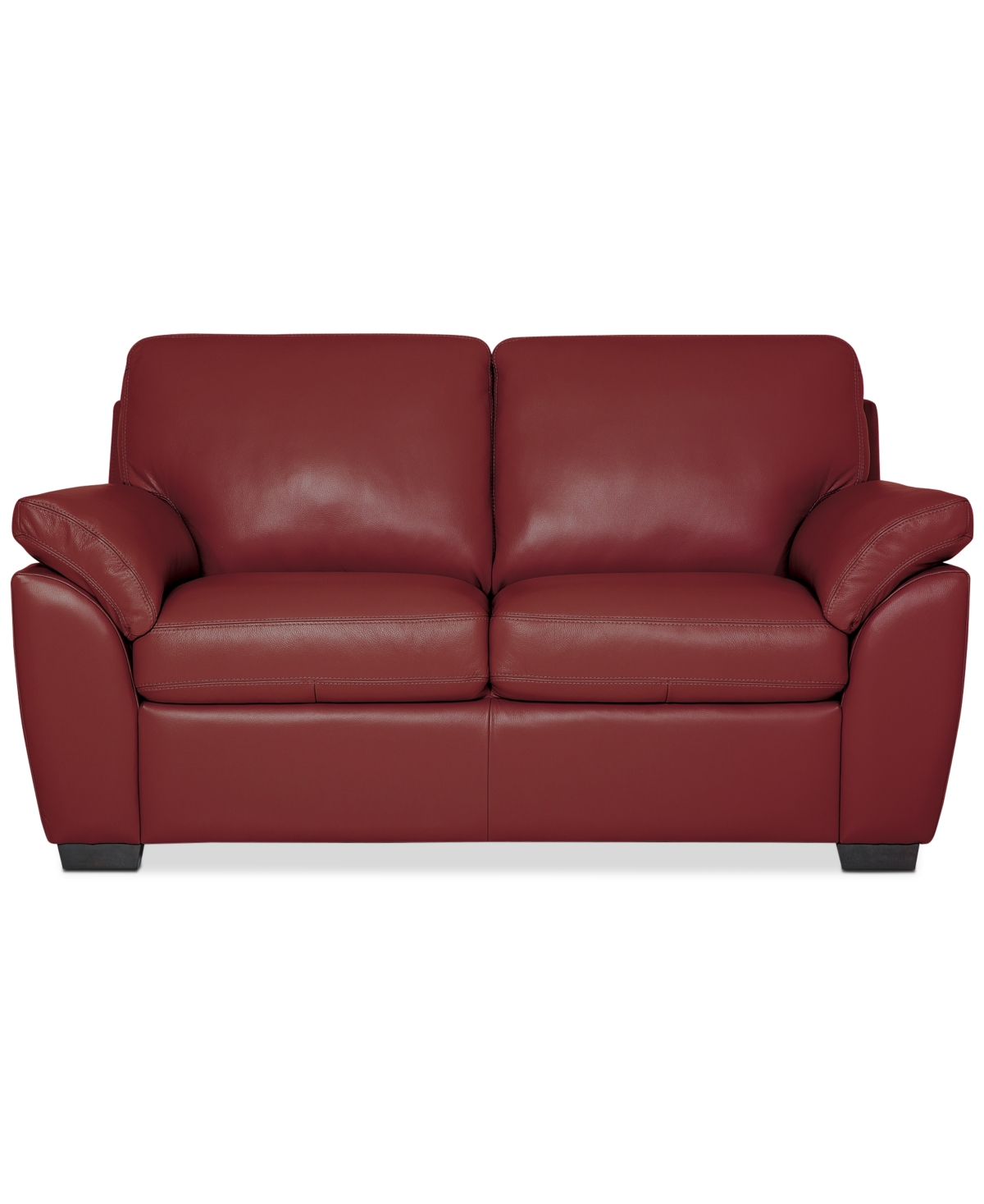 Lothan Leather Loveseat, Created for Macy's