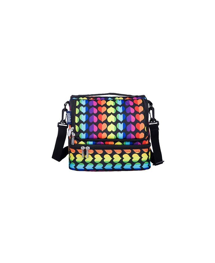 Wildkin Rainbow Hearts Two Compartment Lunch Bag - Macy's