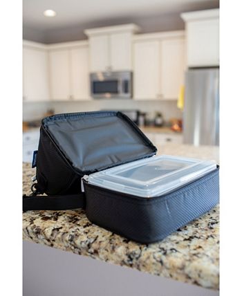 Rip-Stop Black Lunch Box