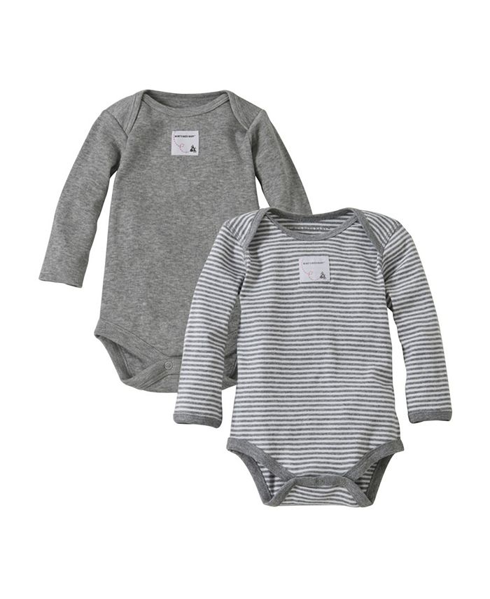 Burt's Bees Baby Organic Cotton Set of 2 Bee Essentials Long Sleeve
