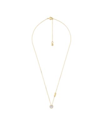 Sterling Silver Cubic Zirconia Pendant Necklace