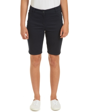 Nautica Juniors Khaki Sateen Bermuda with Adjustable Waistband