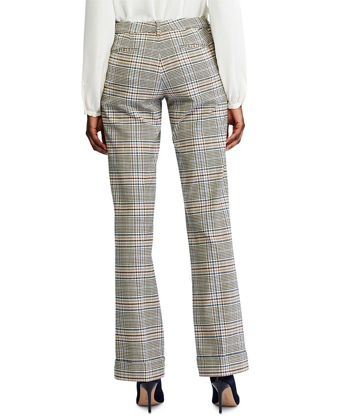 Glen Plaid Wide Pants