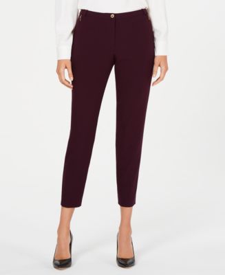 Calvin Klein Petite Highline Skinny Ankle Pants - Macy's