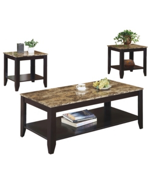Monarch Specialties 3 Piece Table Set
