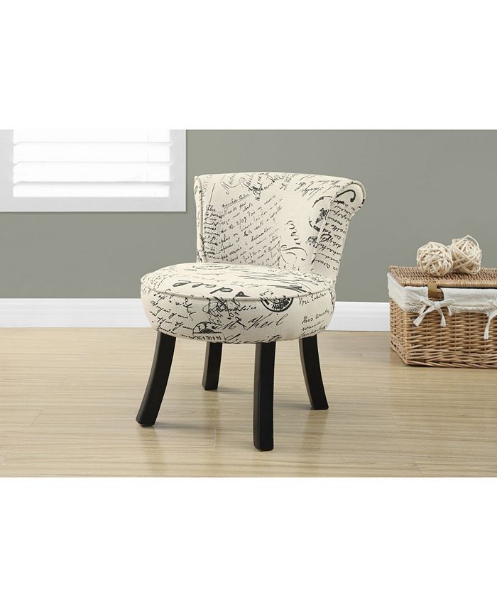 Monarch Specialties Linen Accent Chair Macy's